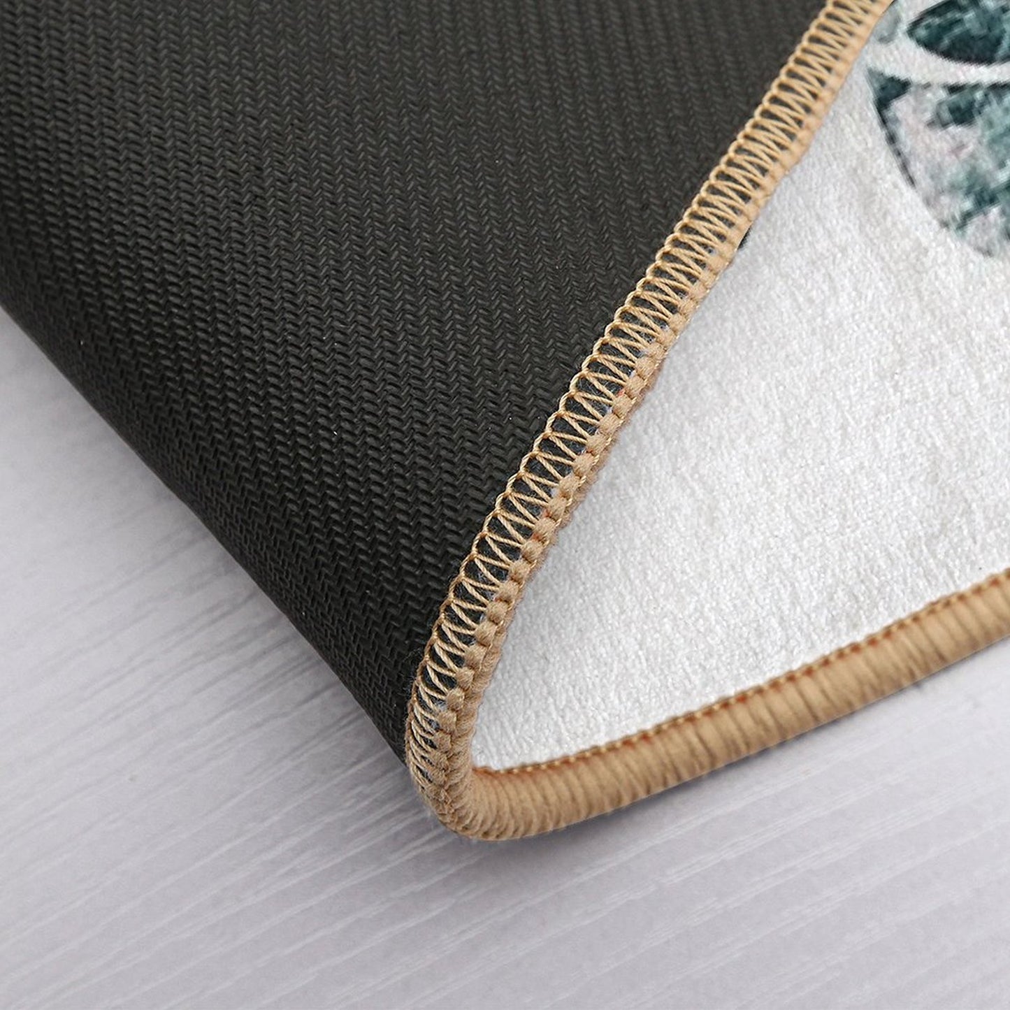 Sea Turtle - Turquoise Ocean Waves Slip-Resistant Bath Mat