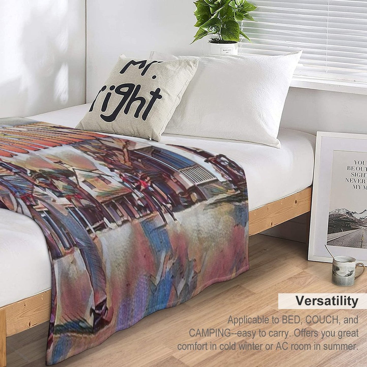 Gunsmoke Lightweight Throw Blanket