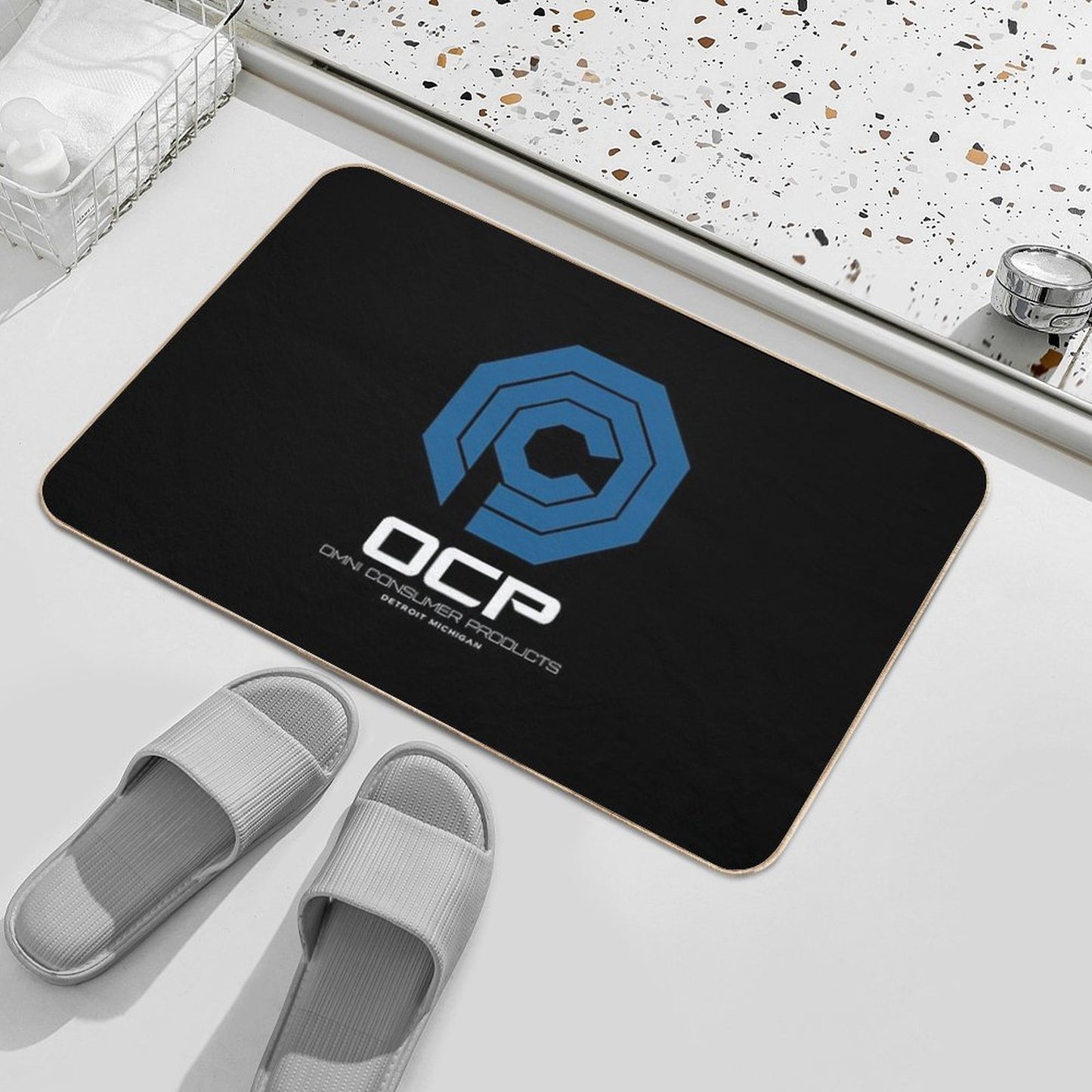 O-C-P MICHIGAN Easy To Clean Bath Mat