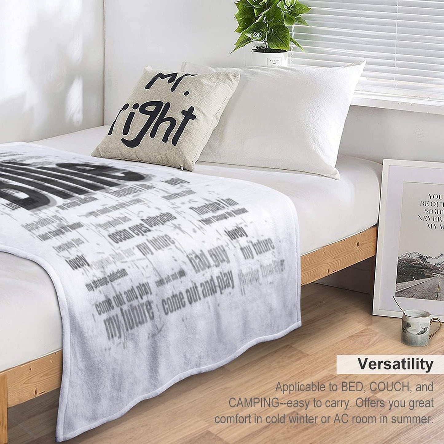 Billie's Song Title Eco-conscious Throw Blanket