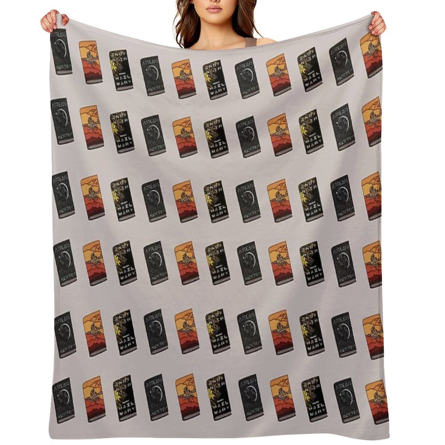 Andy Weir Books Machine-washable Throw Blanket