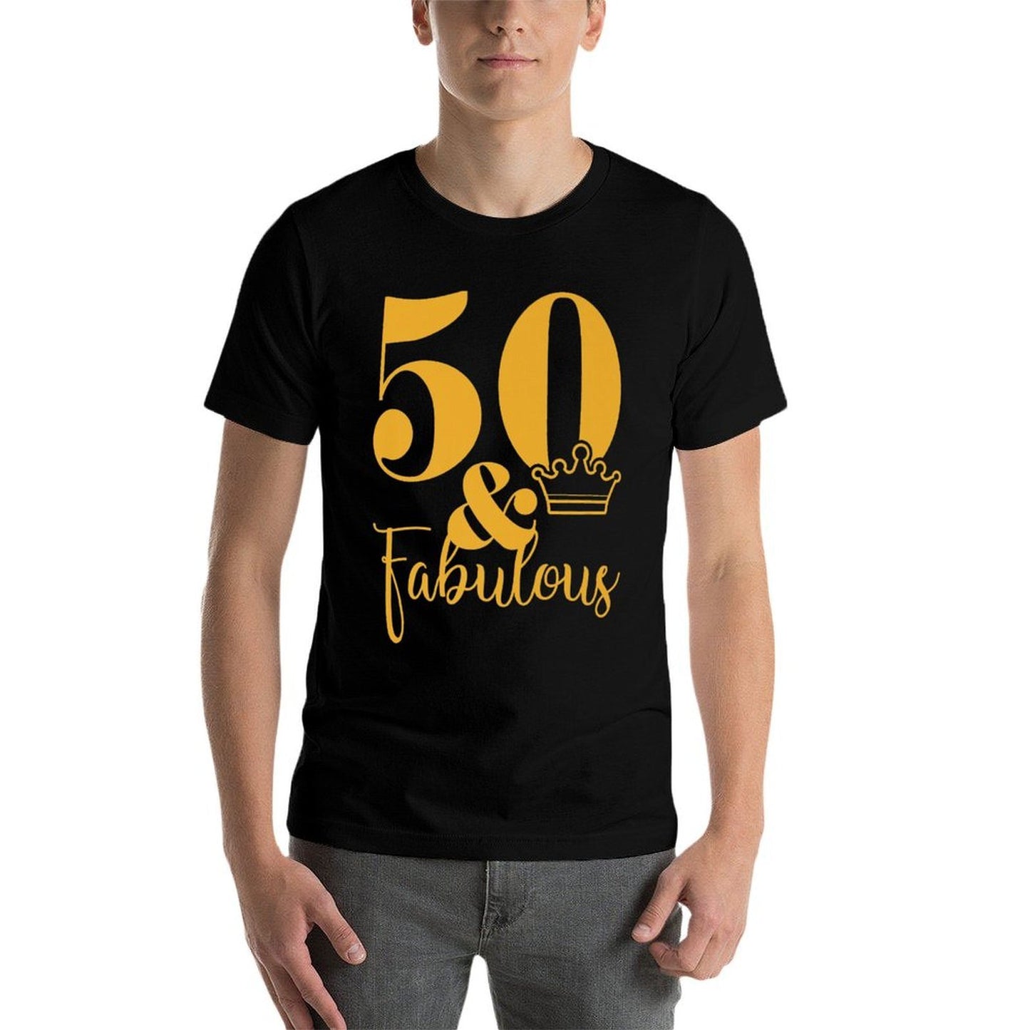 50 And Fabulous 50th Birthday Party Crown Premium Quick-drying T-Shirt