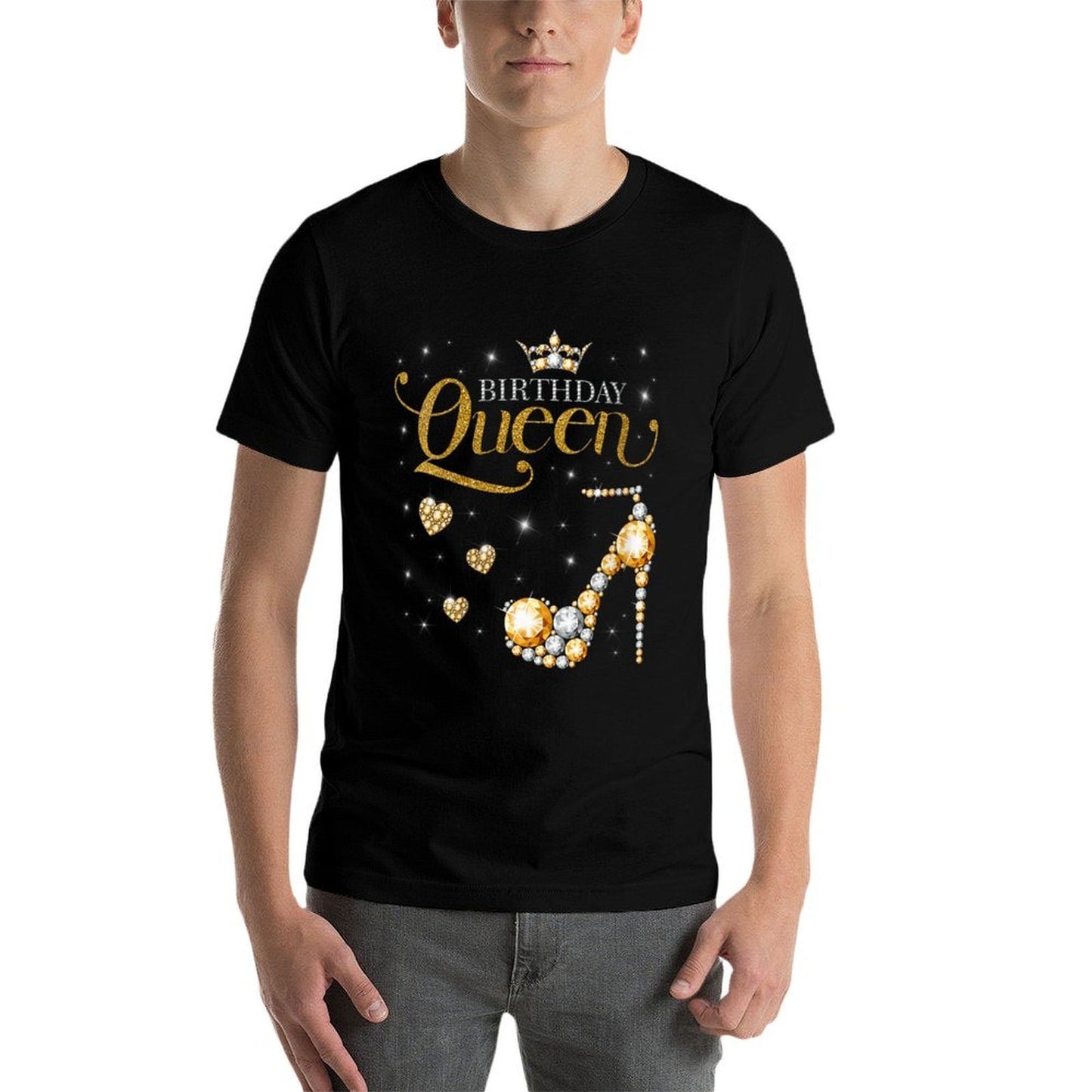 Womens Birthday Queen Happy Birthday Party Odor-resistant T-Shirt