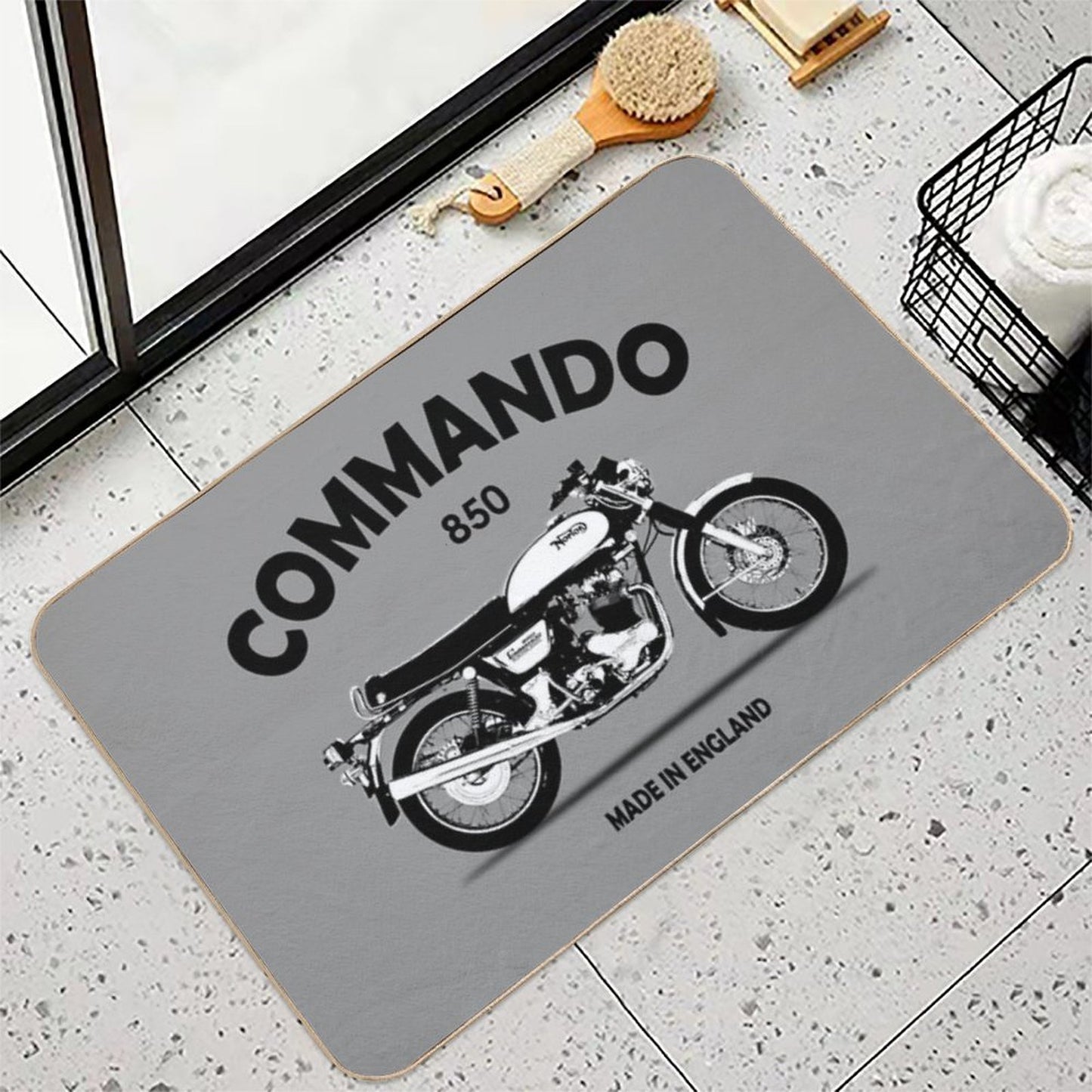 Commando 850 Made In England Repositionable Bath Mat