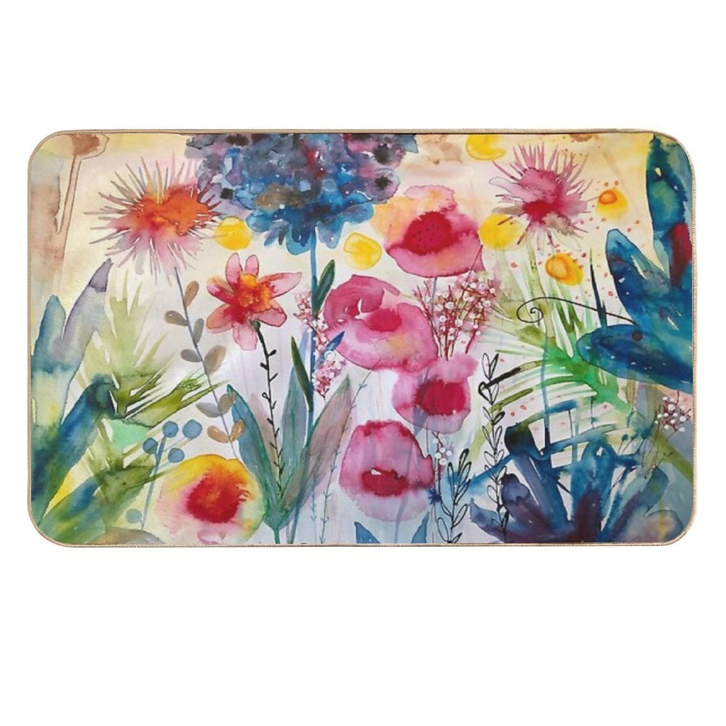 Spring Garden Pet-Safe Bath Mat