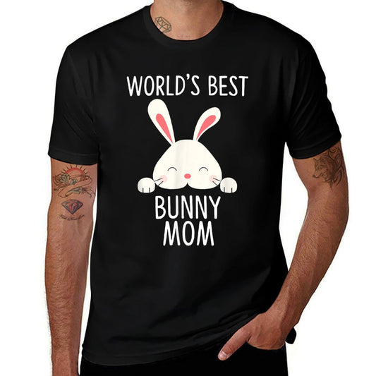 World’s Best Bunny Mom Cute Rabbit Lover for Women  Versatile T-Shirt