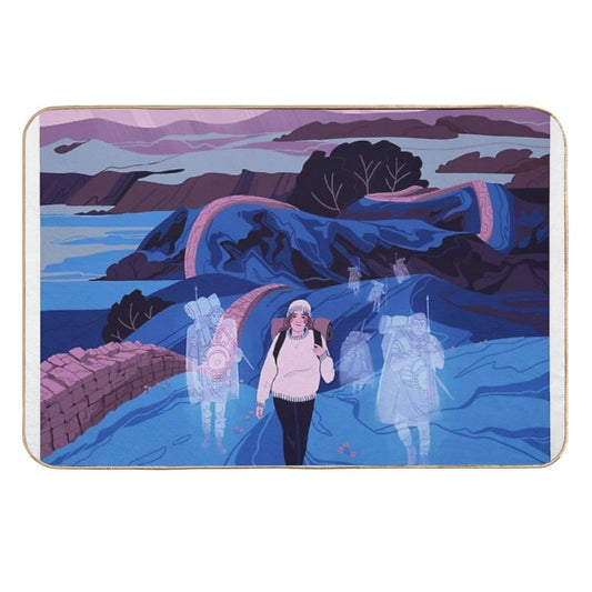 Walk Alone  Long-Lasting Bath Mat