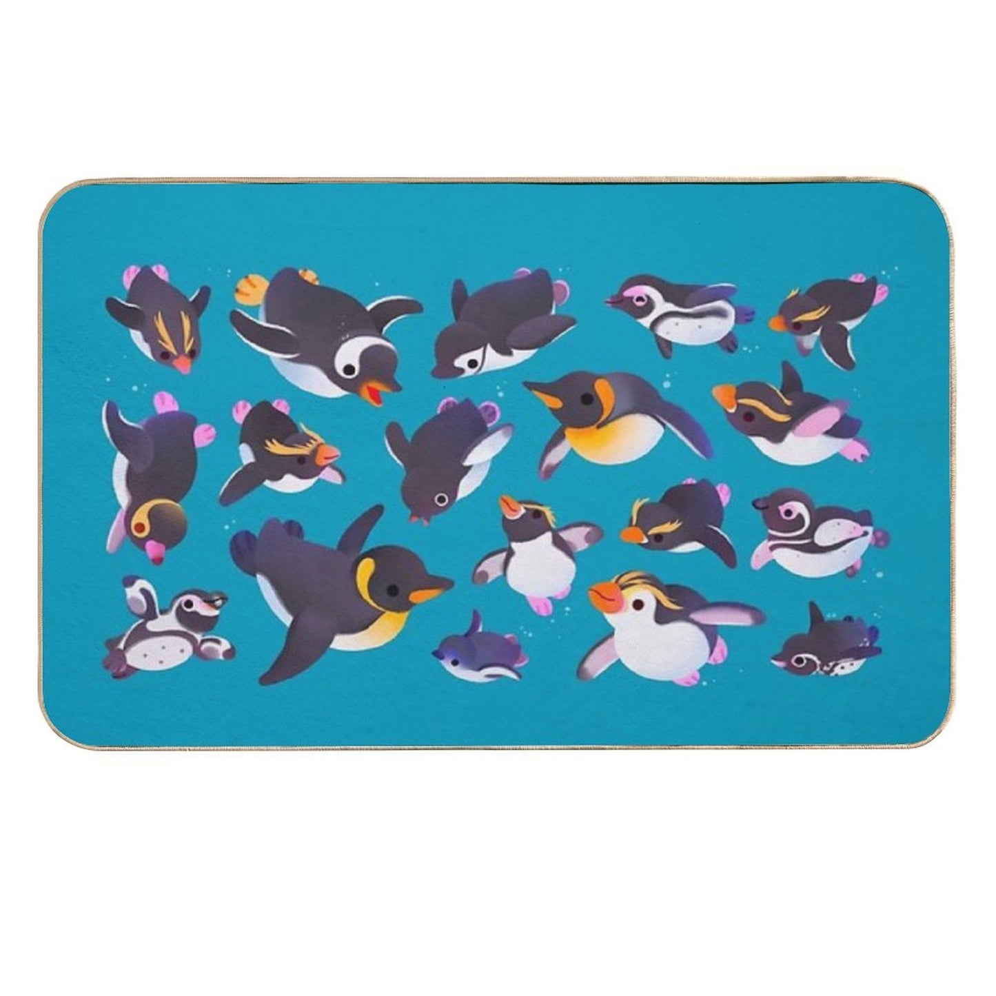 Penguin Day Long-Lasting Bath Mat
