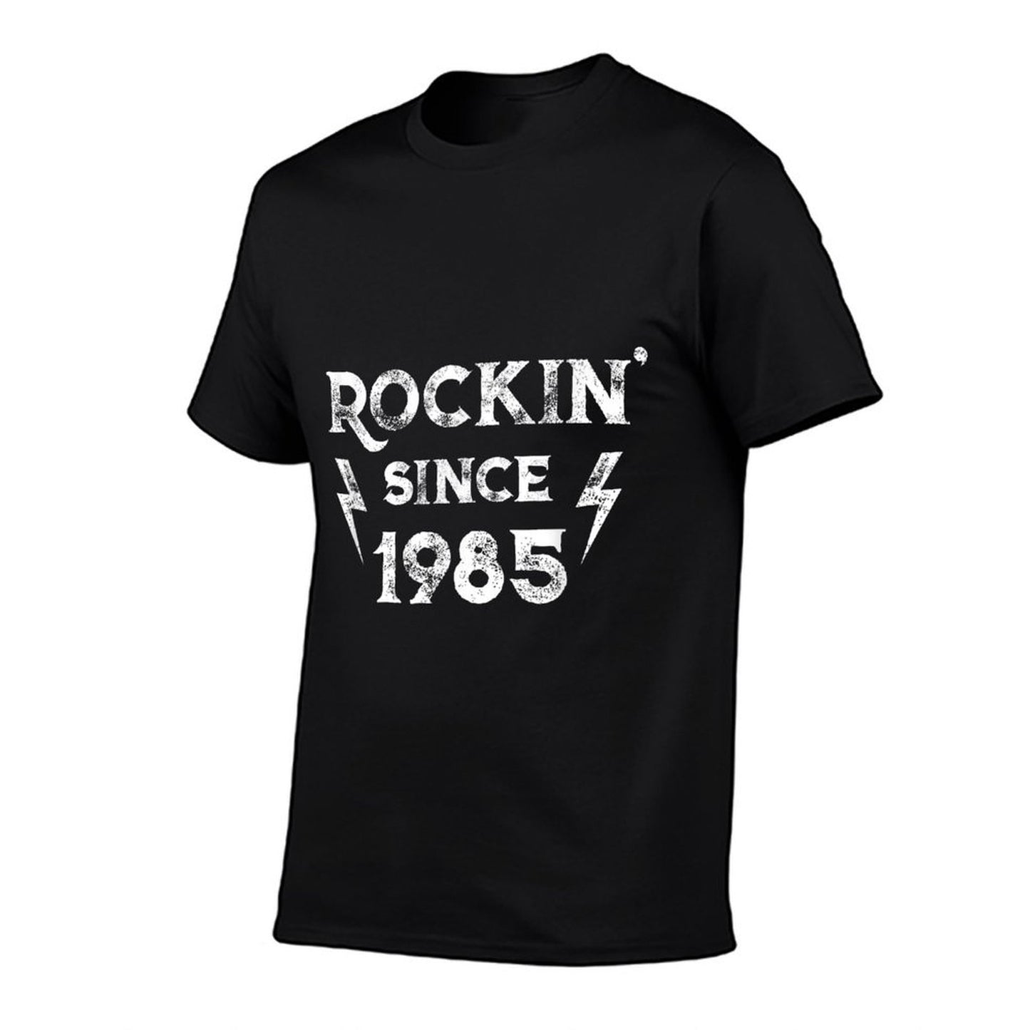 40 Year Old Classic Rock Fan 40th Birthday Rolled Sleeves T-Shirt