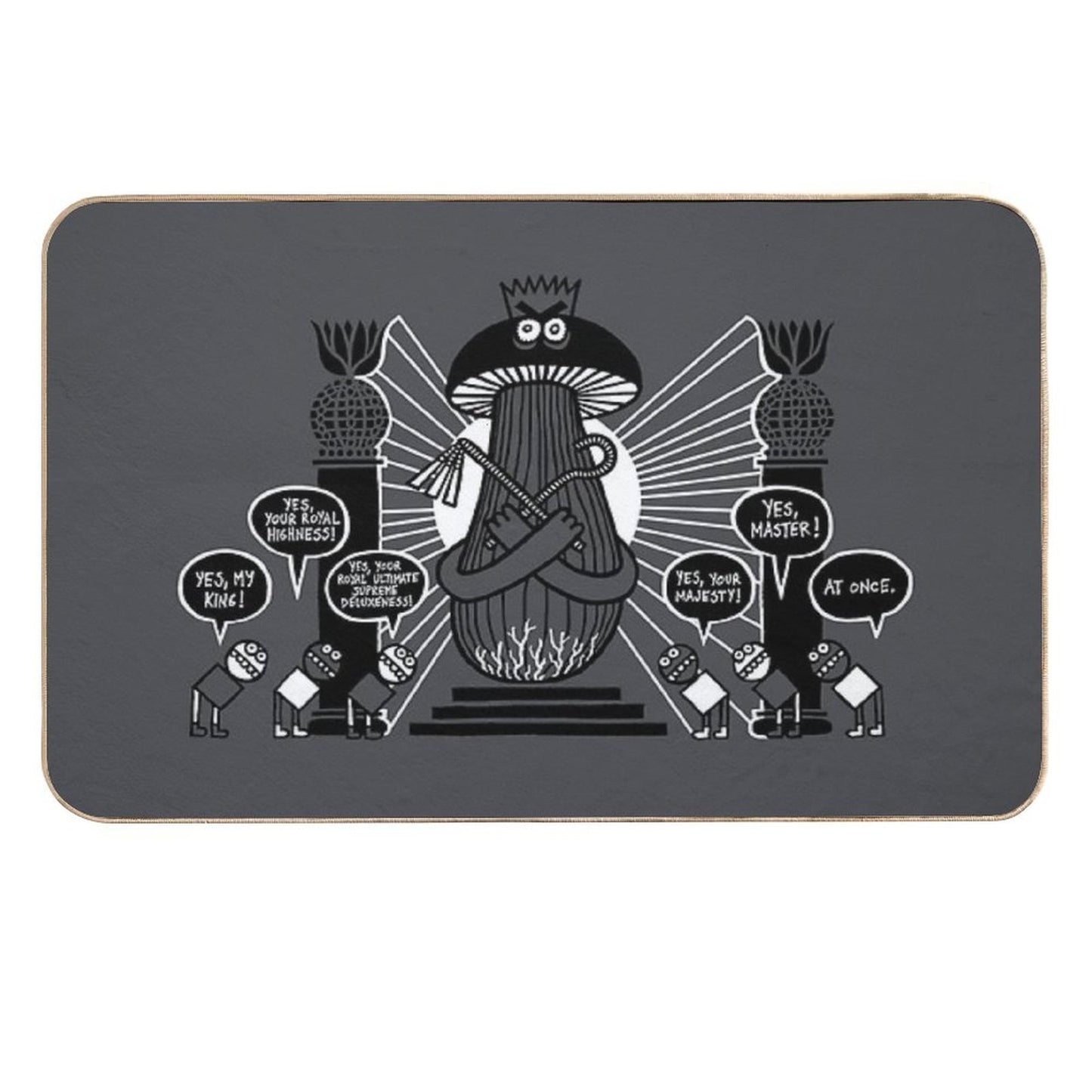 King Mushroom Durable Bath Mat