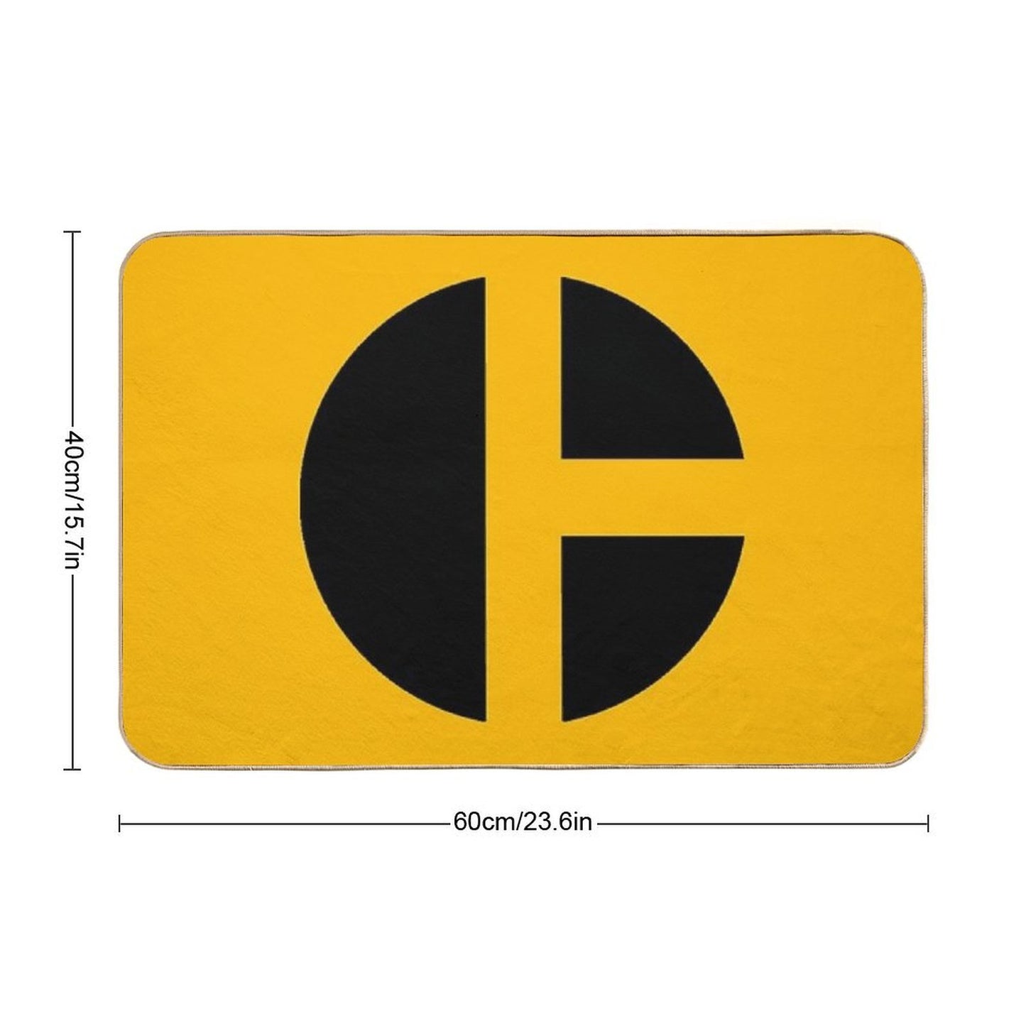 Caterpillar Logo - C Slip-Resistant Bath Mat