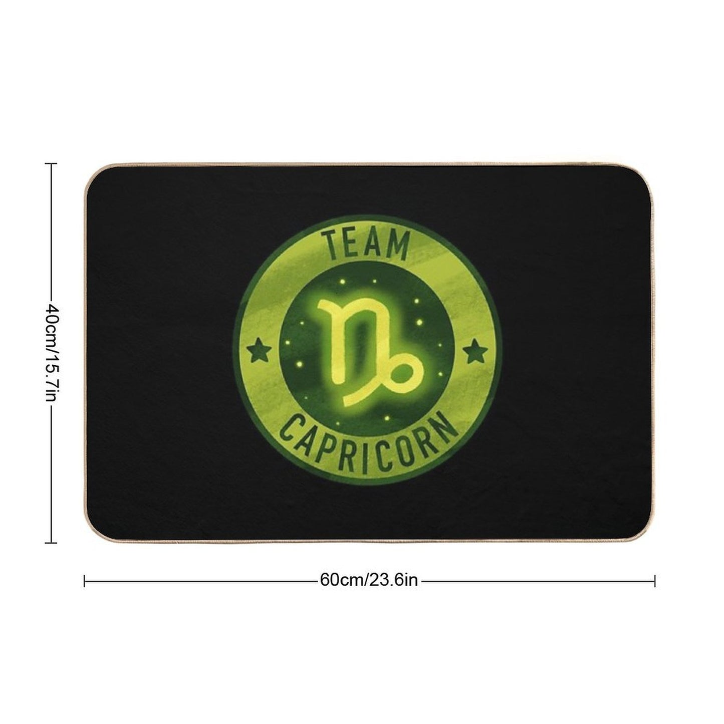 Team Capricorn  Fade-Resistant Bath Mat