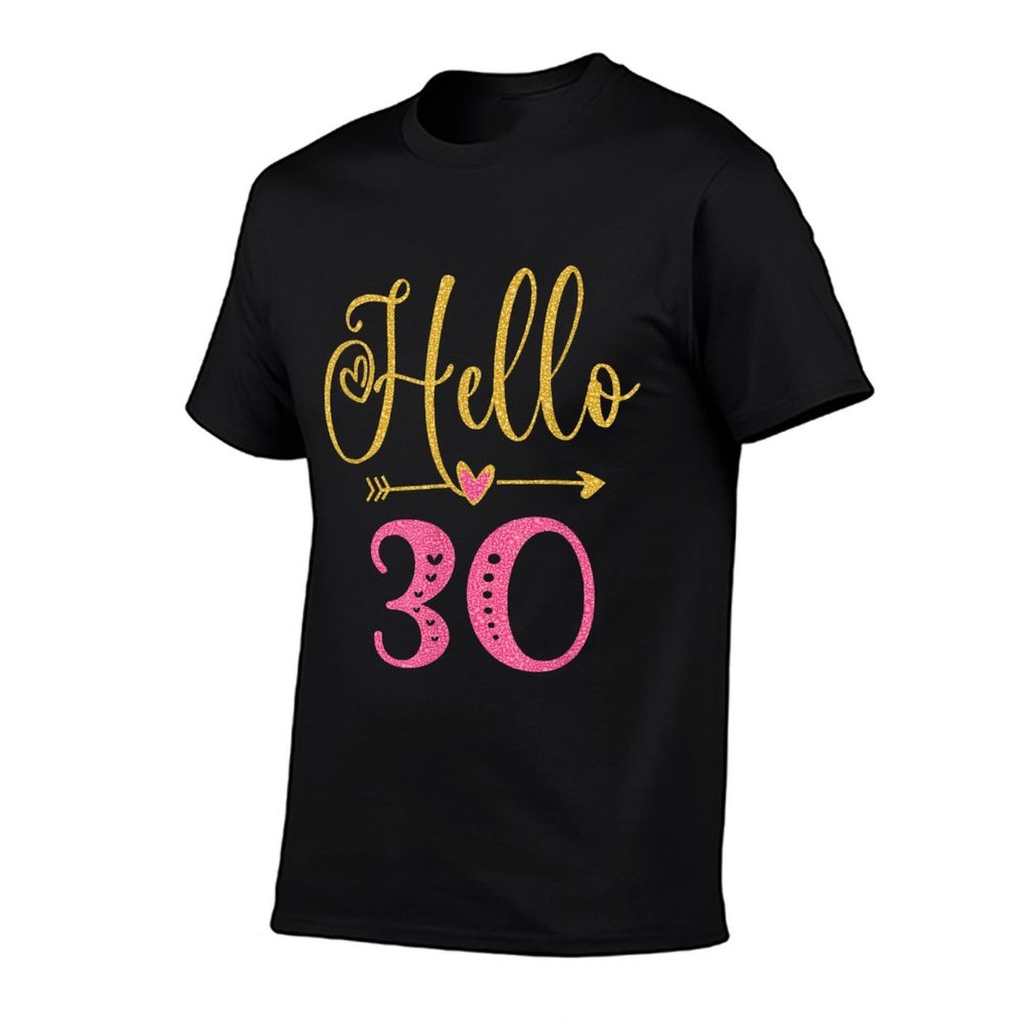 Hello 30 Years Old Women's 30th Birthday Oversized Silhouette T-Shirt