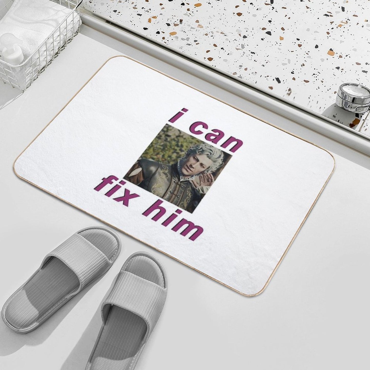 Astarion I Can Fix Him Rapid-Drying Bath Mat