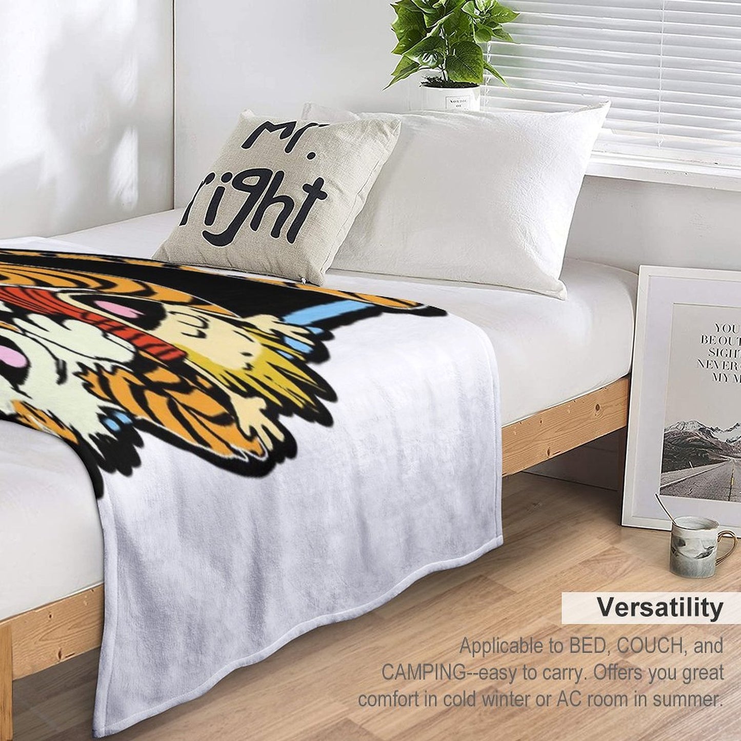 Calvin And Hobbs Gift-ready Throw Blanket