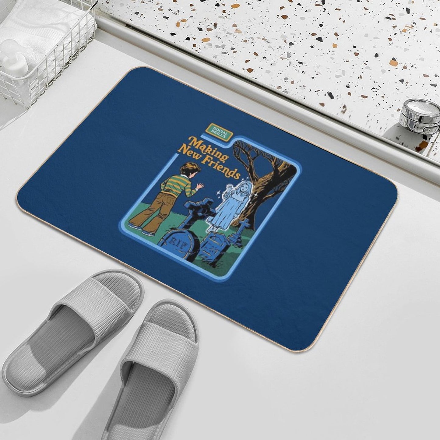 Making New Friends Non-Slip Bath Mat