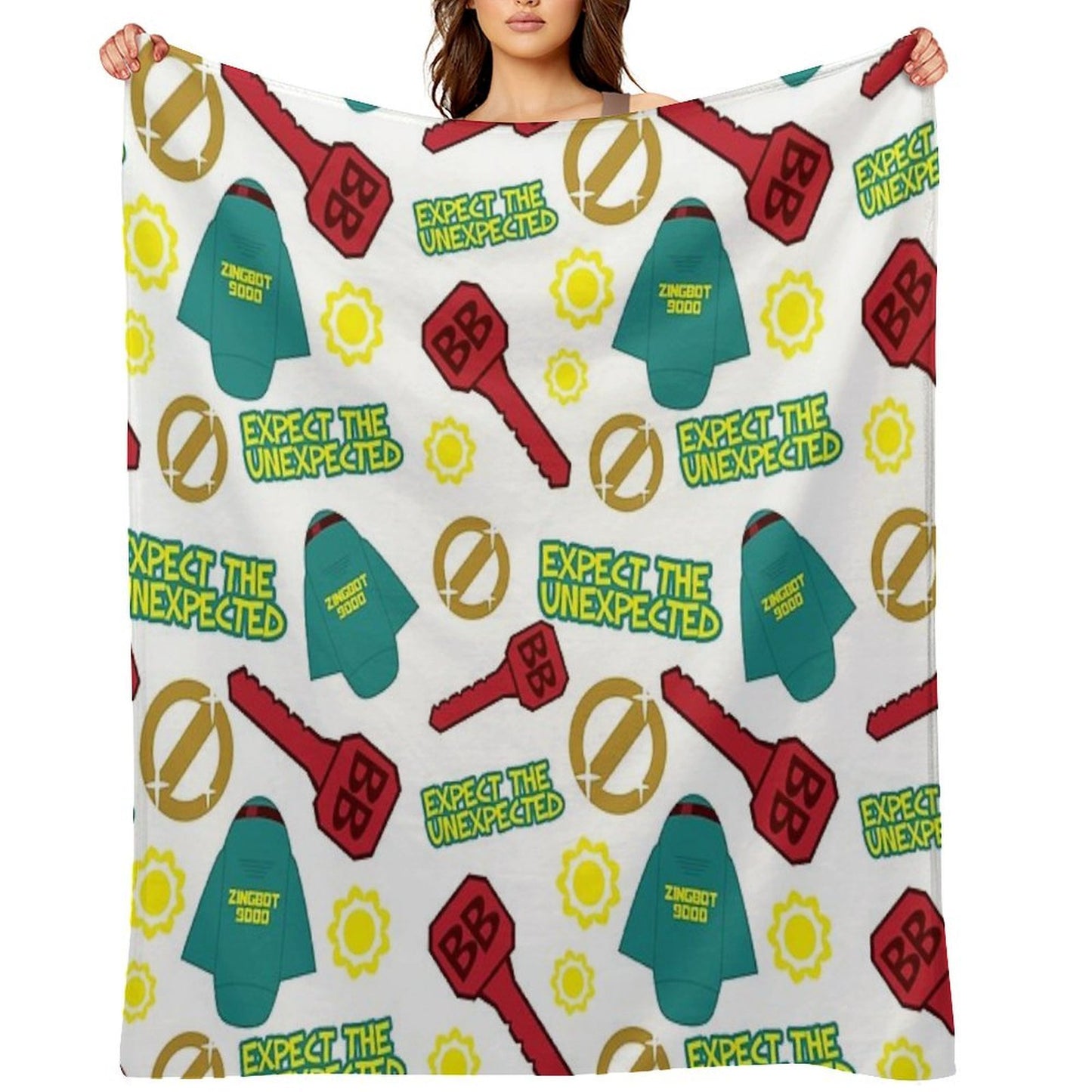 Big Brother Icon Pattern Compact Throw Blanket