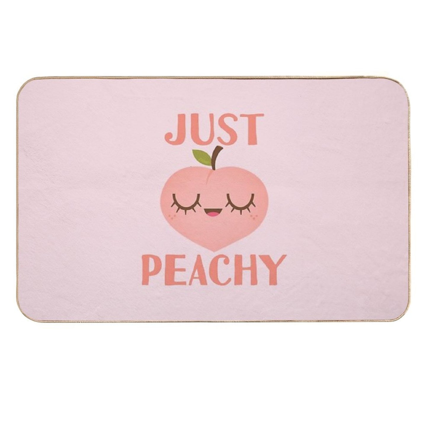 Just Peachy Easy Maintenance Bath Mat