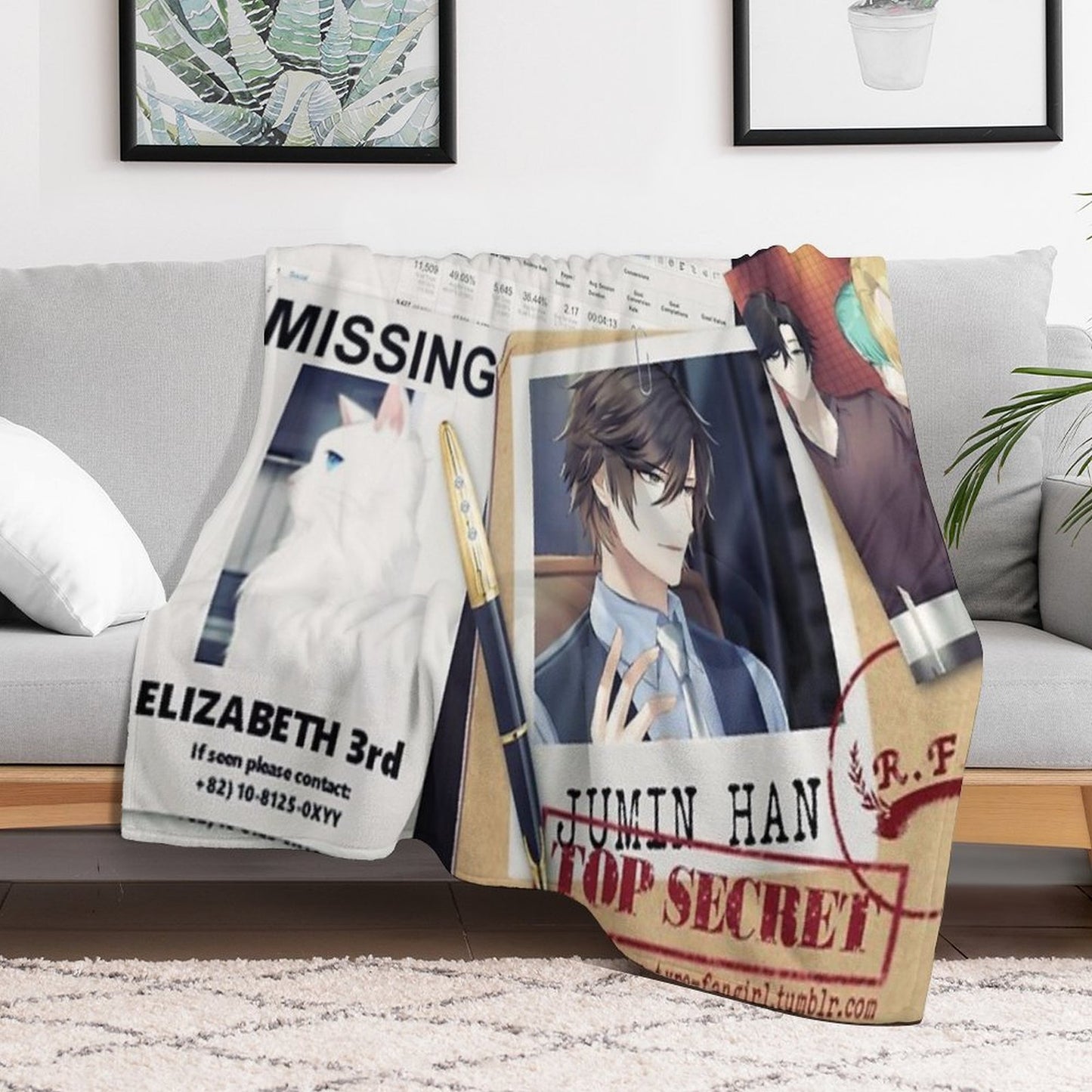 MysMe - Jumin Quick-dry Throw Blanket