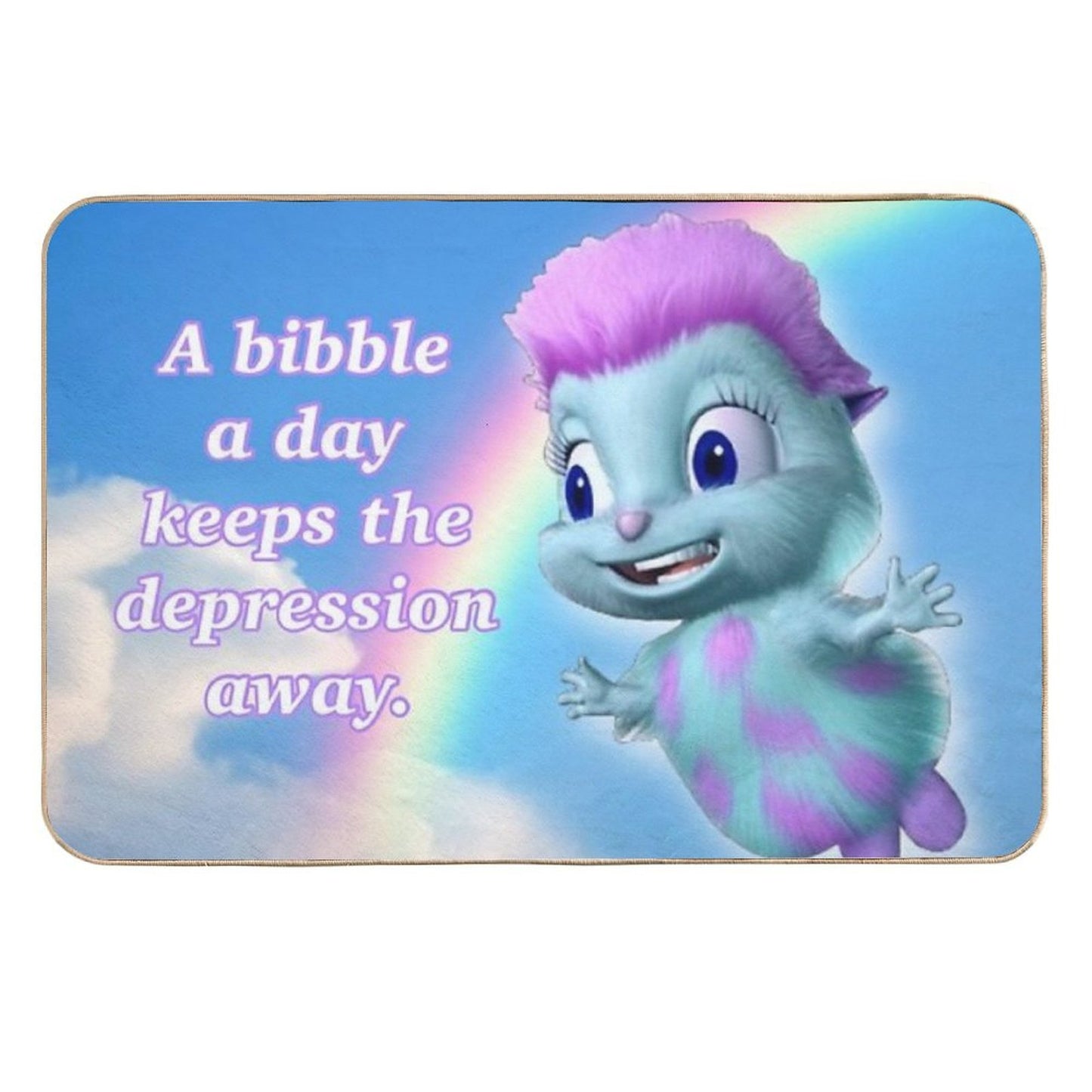 Bibble Motto Easy To Clean Bath Mat