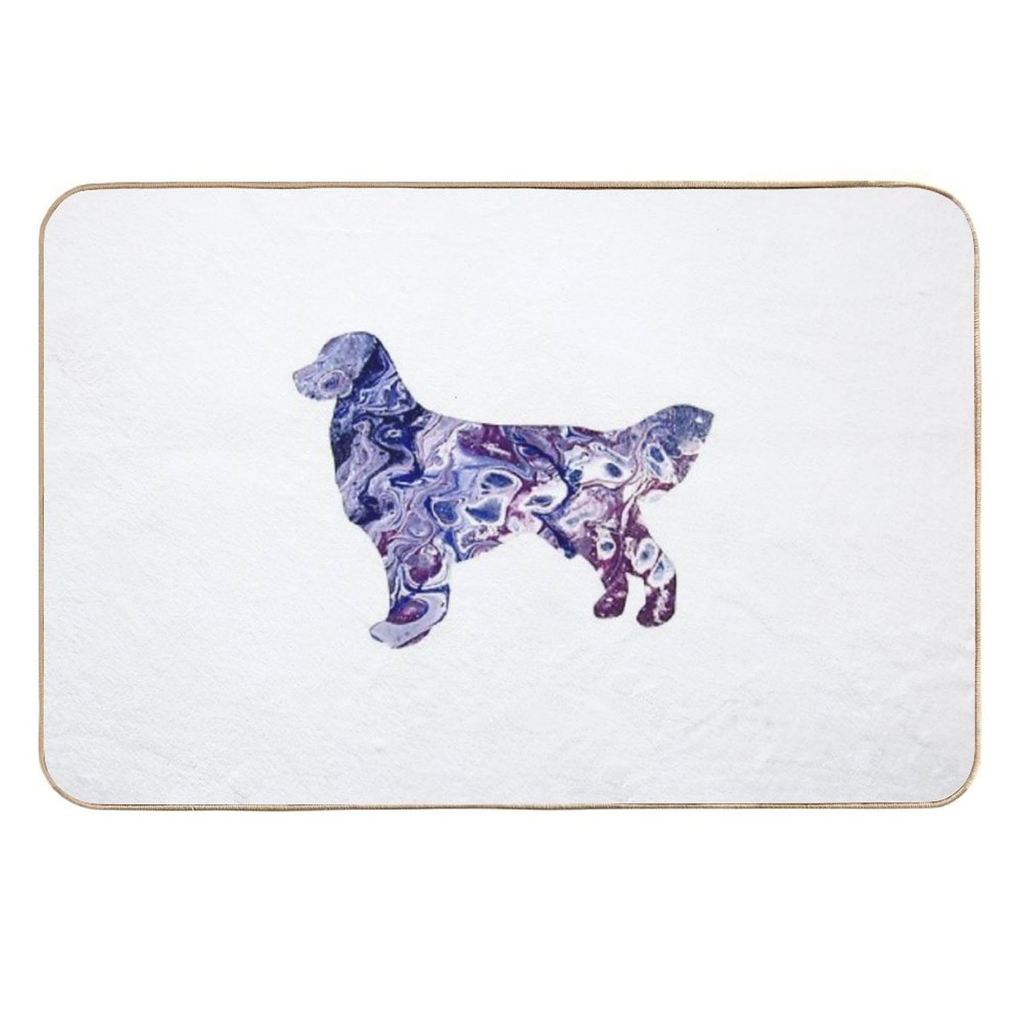 Golden Retriever Easy Maintenance Bath Mat