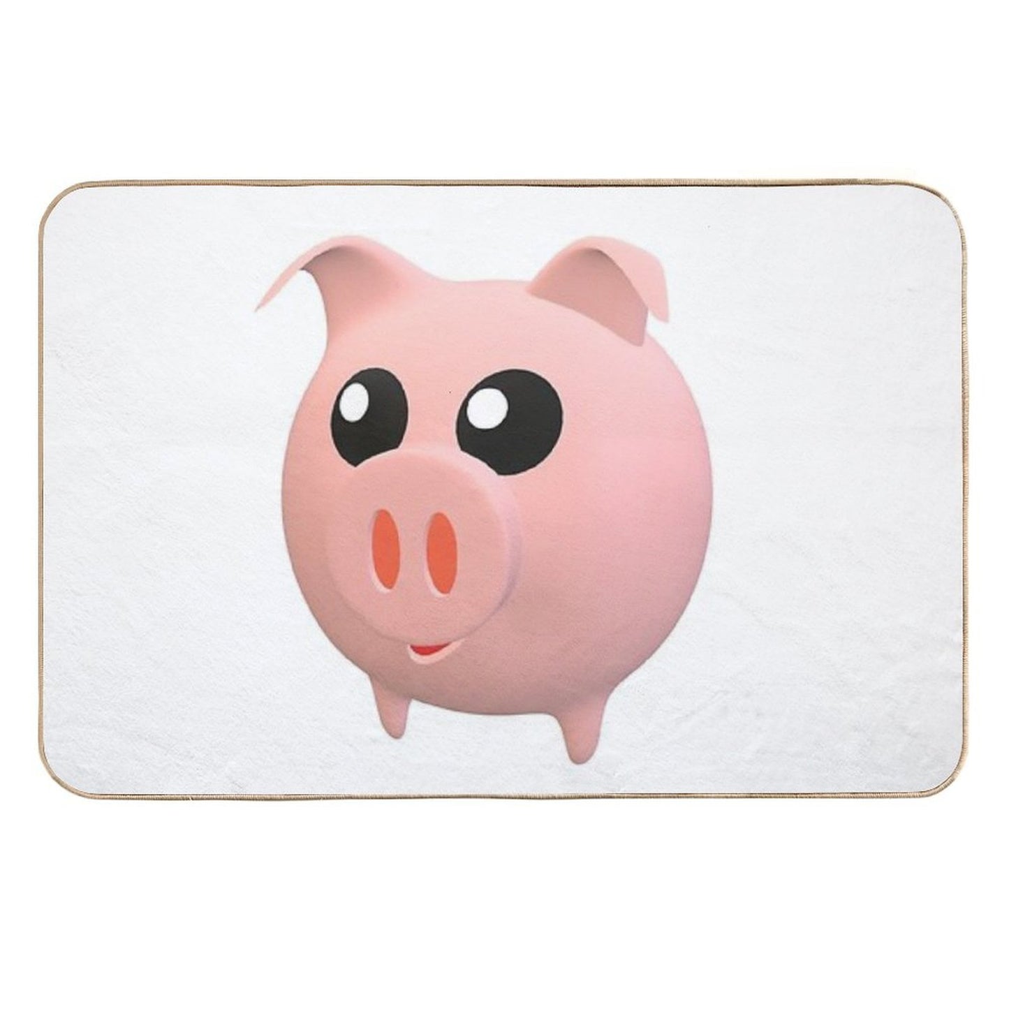 Pink Piglet Anti-Trip Bath Mat
