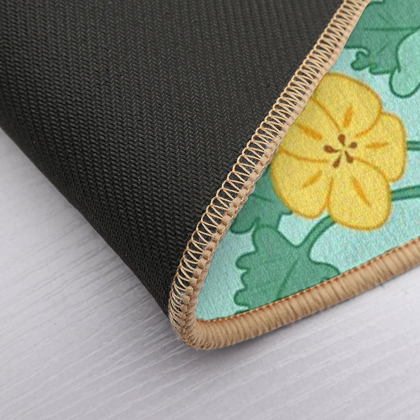 Toe of Frog Buttercups Repositionable Bath Mat