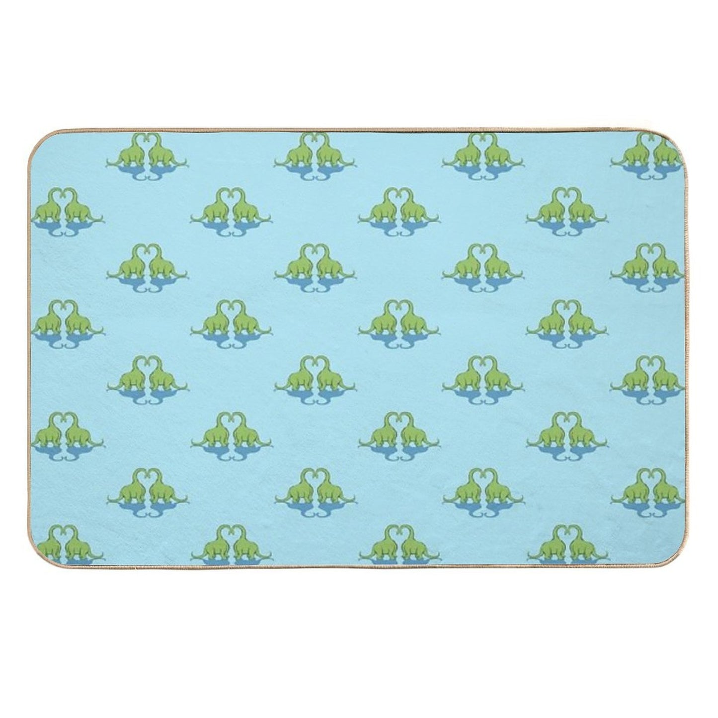 Dino Love Odorless Bath Mat