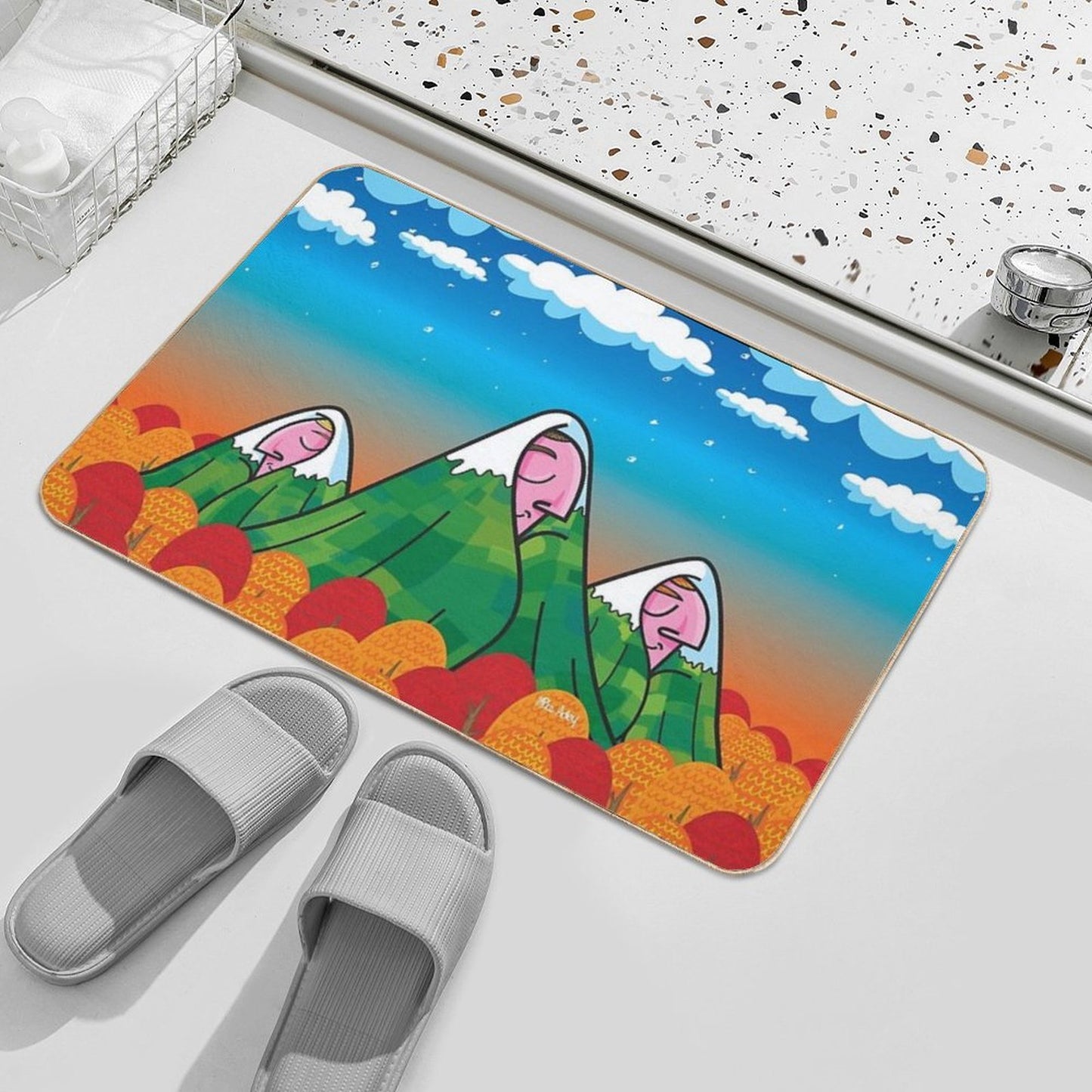 Sleeping Giants Repositionable Bath Mat