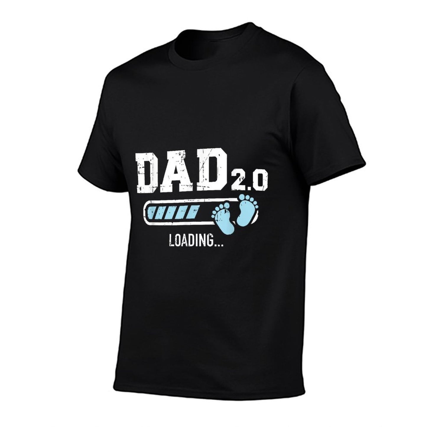 2nd Second Time Dad Loading Bar Baby Announcement Slim-fit Cut T-Shirt