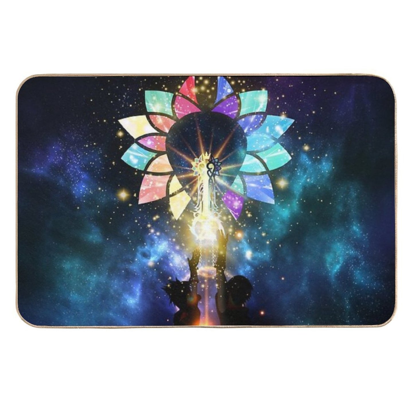 Kingdom Hearts - Combined Keyblade Toxin-Free Bath Mat