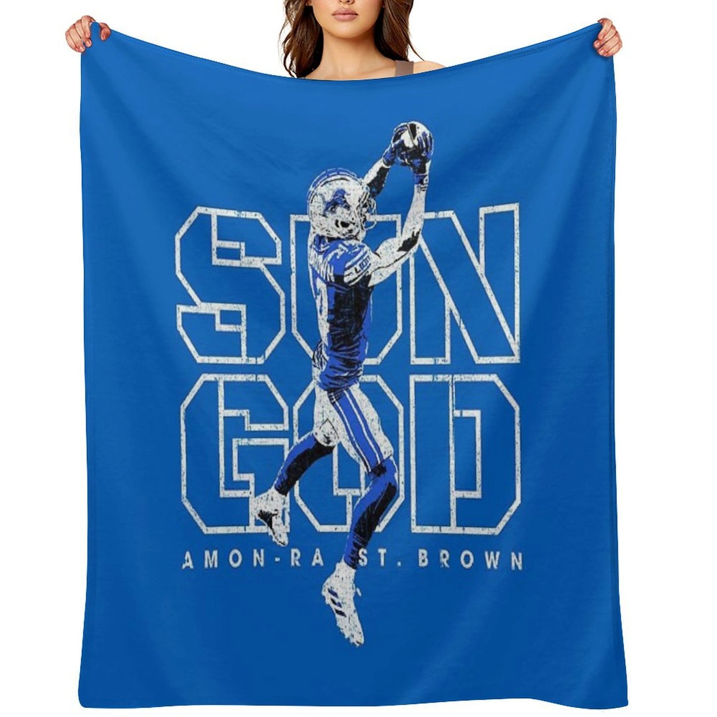 Amon-Ra St. Brown Comfort Throw Blanket