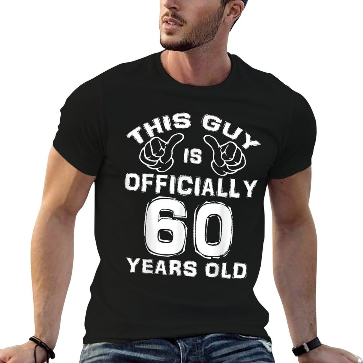 This Guy Is Officially 60 Years Old 60th Birthday Moisture-wicking T-Shirt