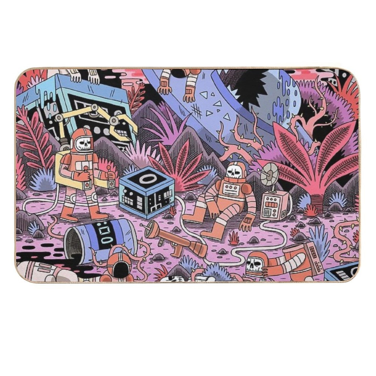 Chaos Fade-Resistant Bath Mat