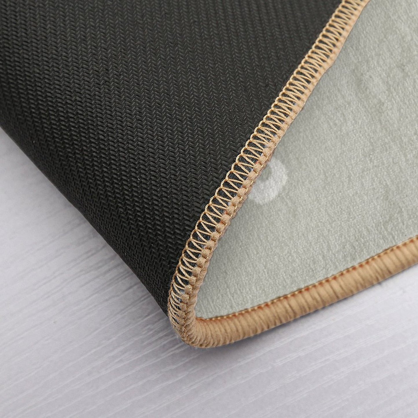 Sage Green Polka Dots Slip-Resistant Bath Mat