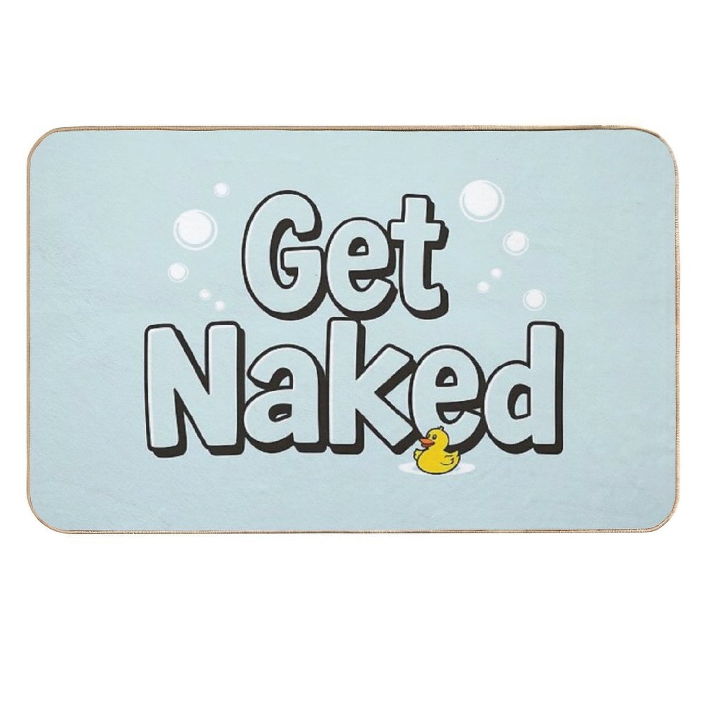 Get Naked - Fun Bathroom Stain-Proof Bath Mat