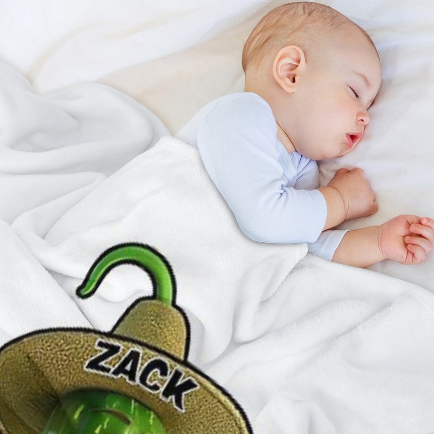 Zack Zucchini Wrinkle-free Throw Blanket