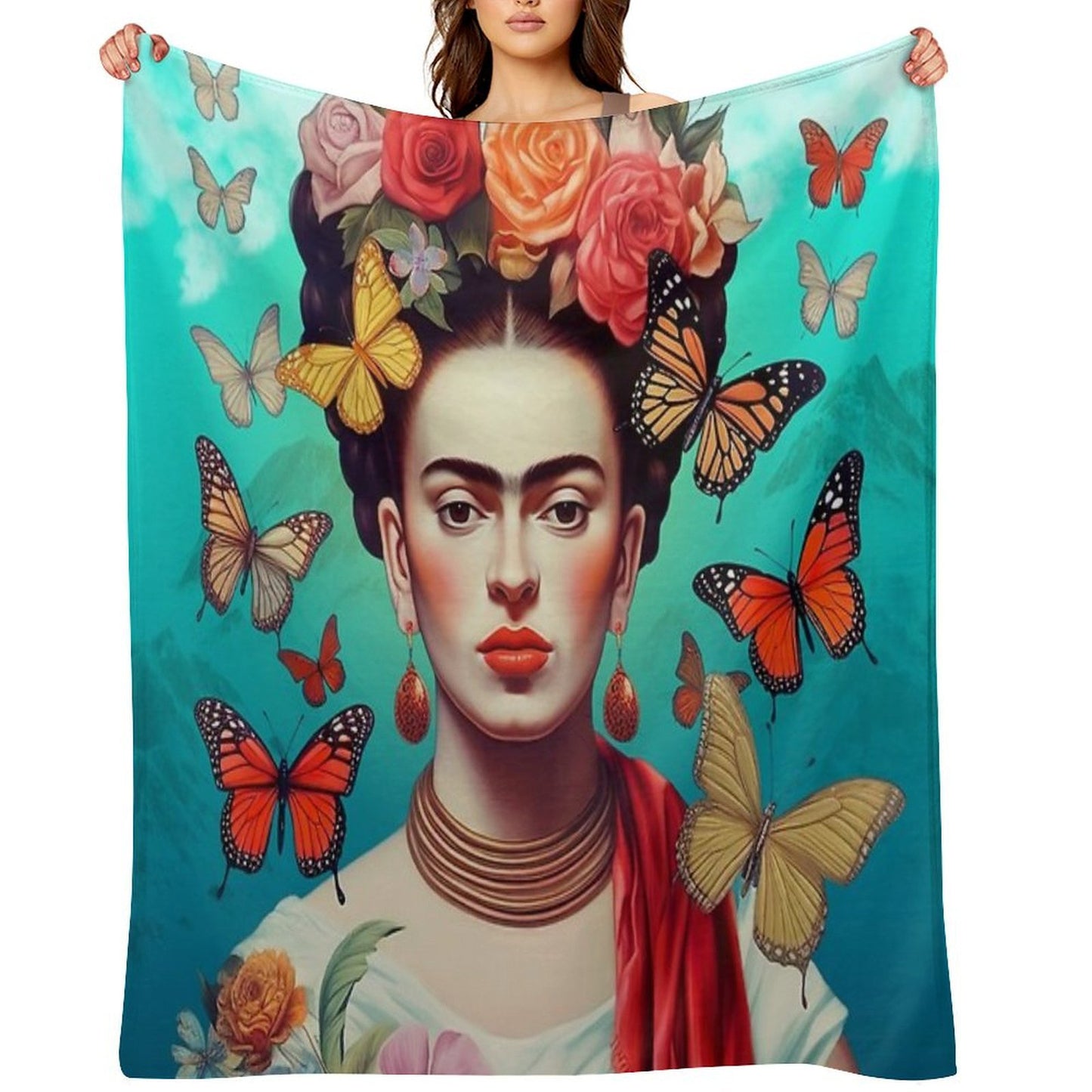 Frida Kahlo 4 Versatility Throw Blanket