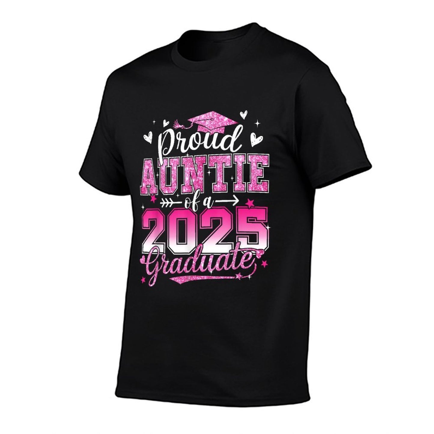 Graduation 2025 Proud Auntie Of A 2025 Graduate Floral Women Quick-drying T-Shirt