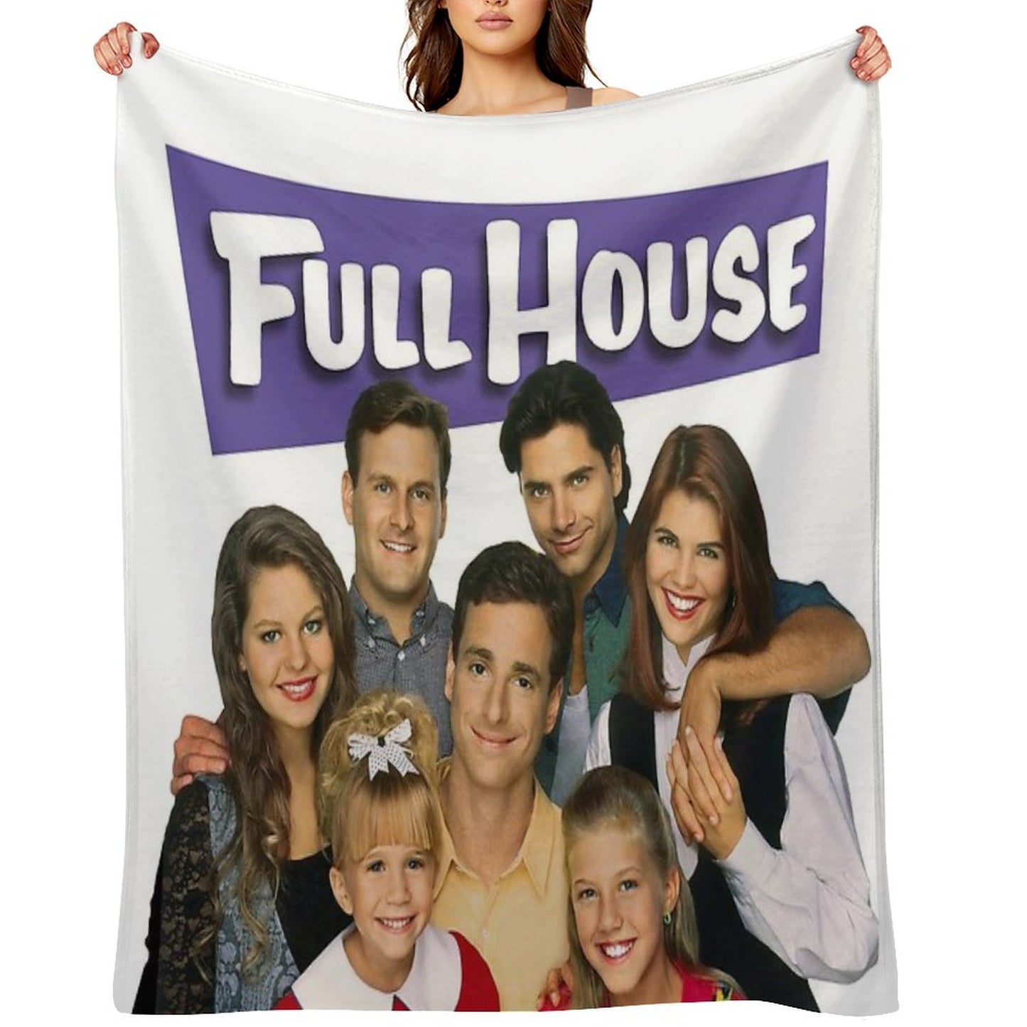 Full House Velvety-soft Throw Blanket
