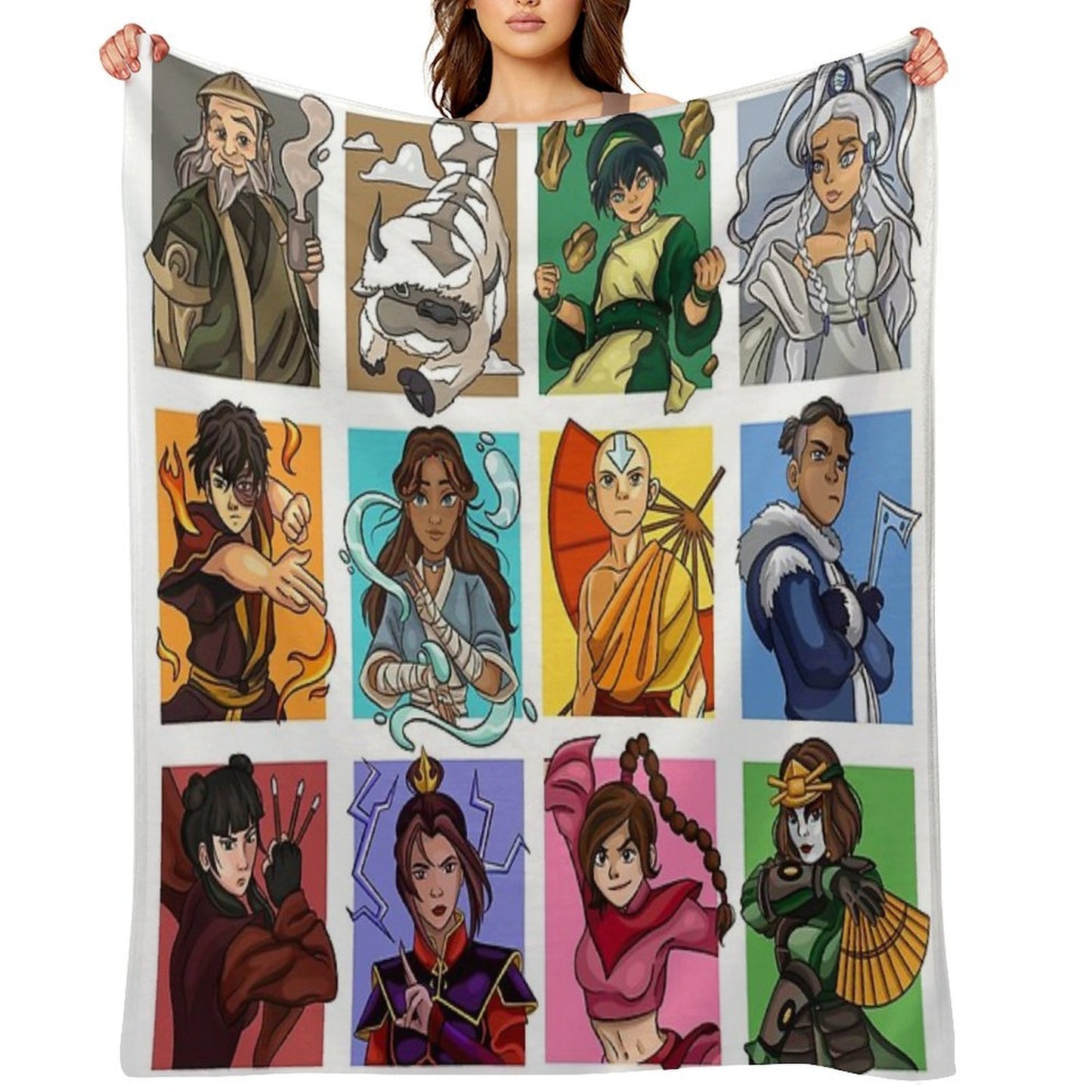 Avatar The Last Airbender Digital Art Anti-pilling Throw Blanket
