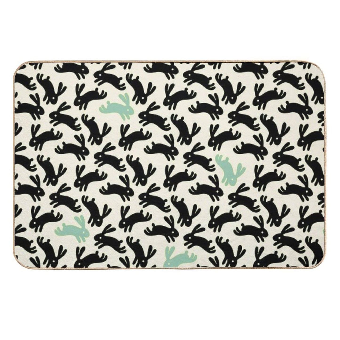 Bunny Honey Fade-Resistant Bath Mat