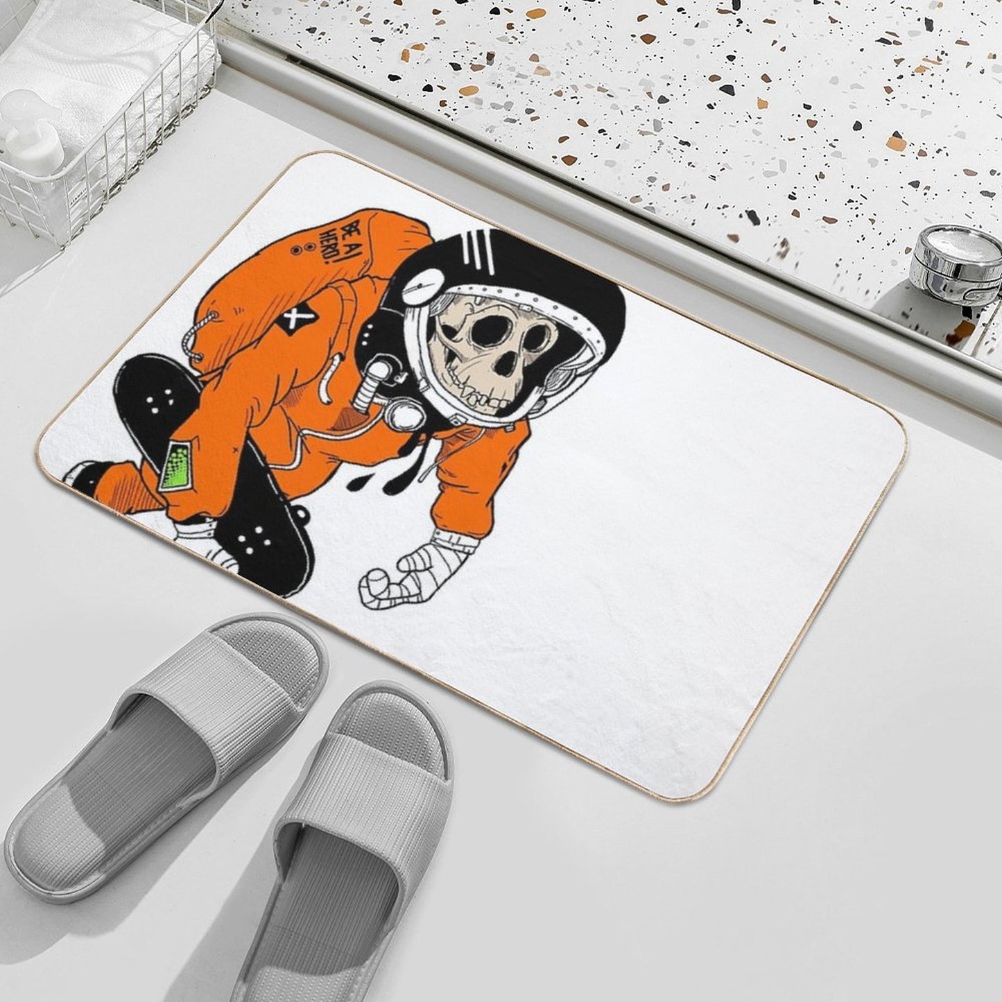 Be A HERO -Skate Edition- Toxin-Free Bath Mat