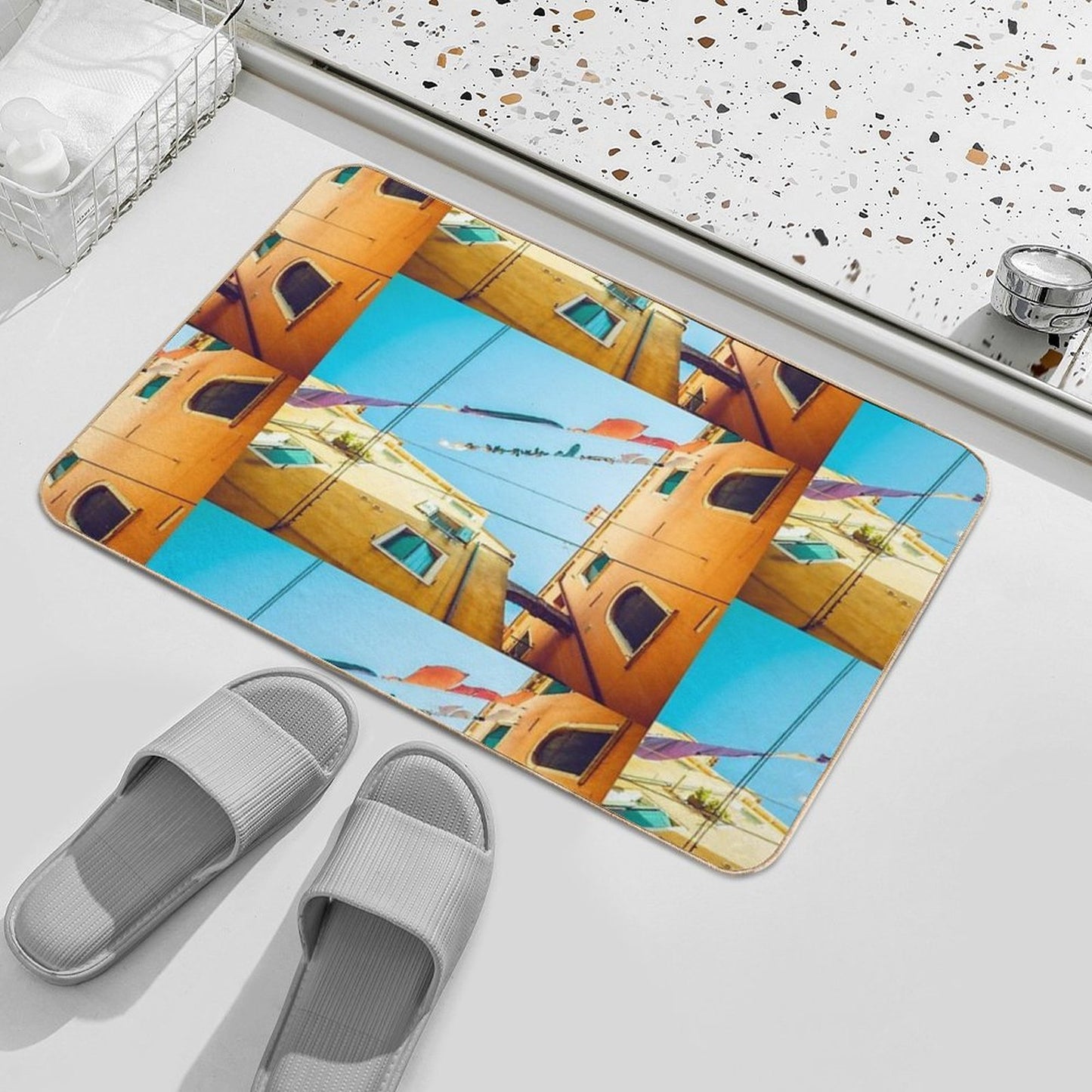 Venice's Architecture Stain-Proof Bath Mat