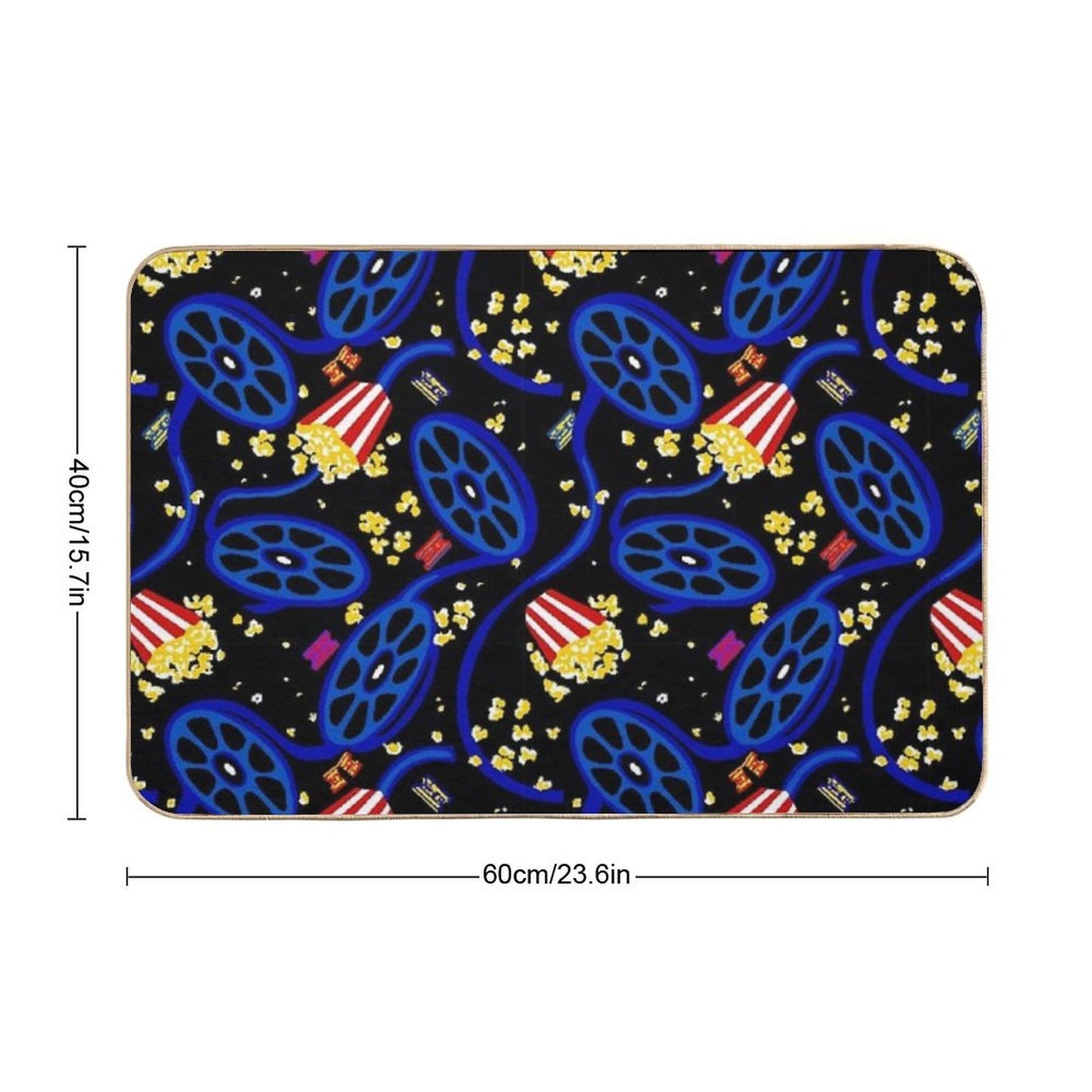 The Movie Theater Carpet Rapid-Drying Bath Mat