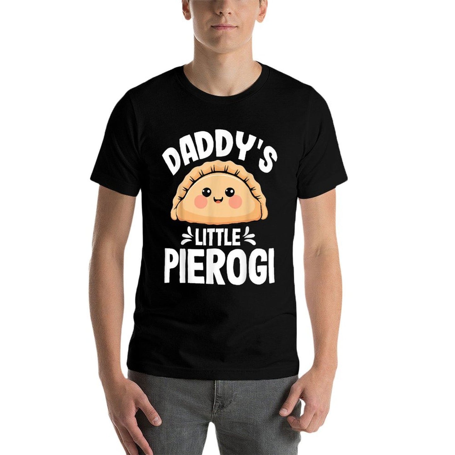 Kids Daddys Little Pierogi - Polish Pierogis Lover Dad Eco-friendly Material T-Shirt