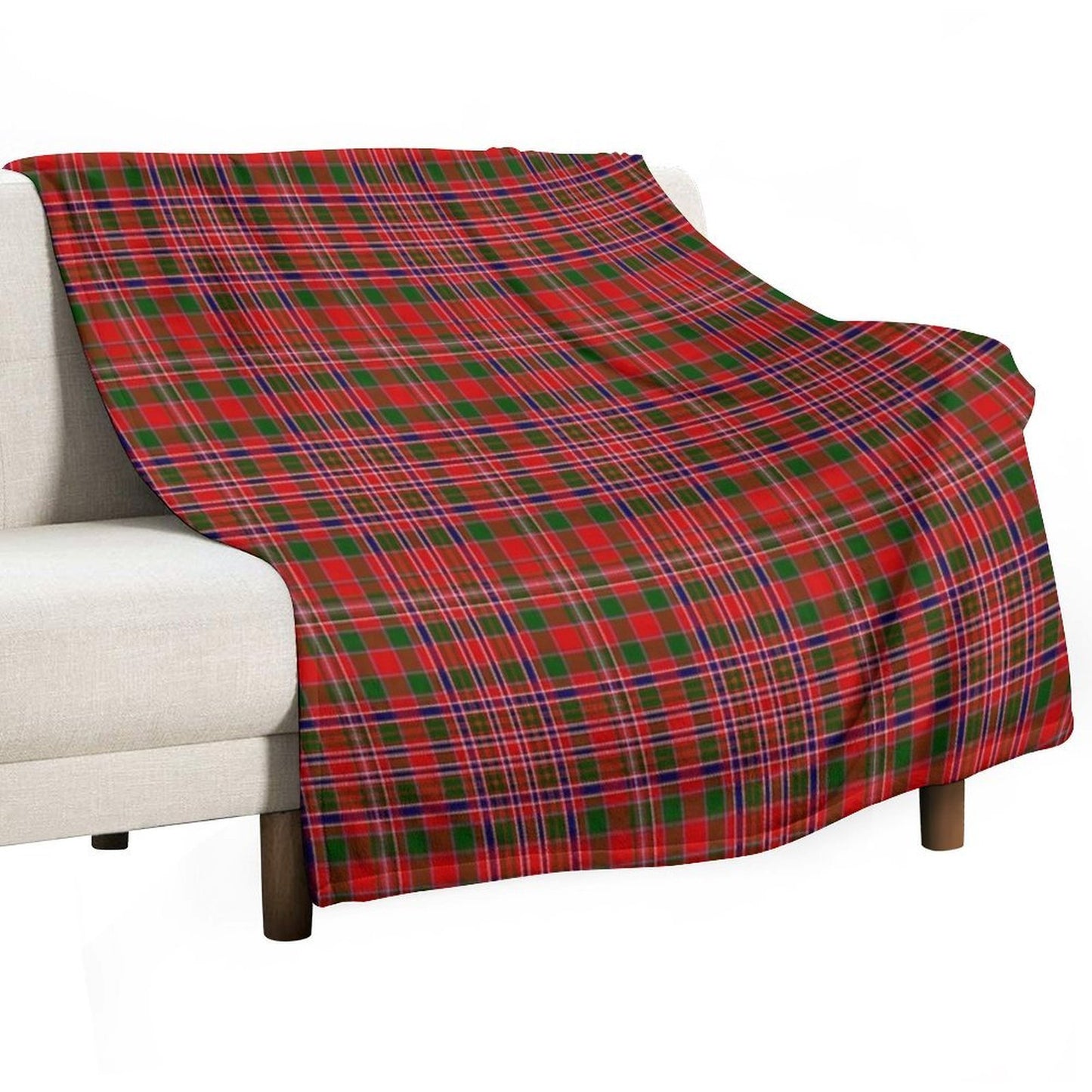Clan MacAlister Tartan Quick-dry Throw Blanket