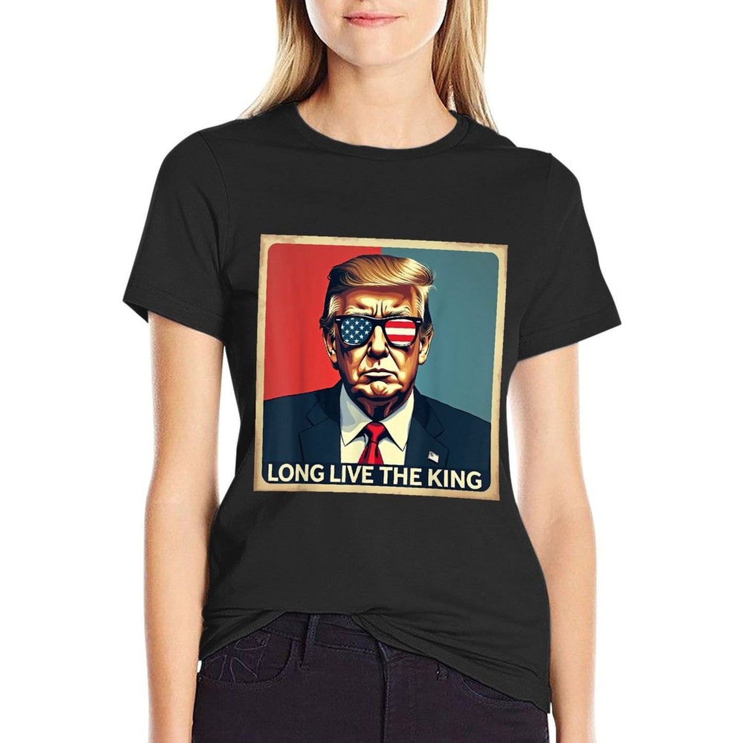 Trump Long Live The King Graphic-printed T-Shirt