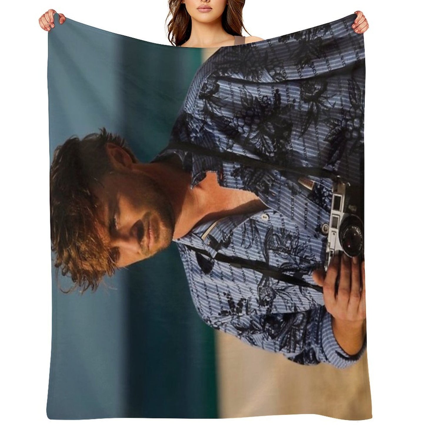 Tom Felton Sticker Blanket Plush Throw Blanket