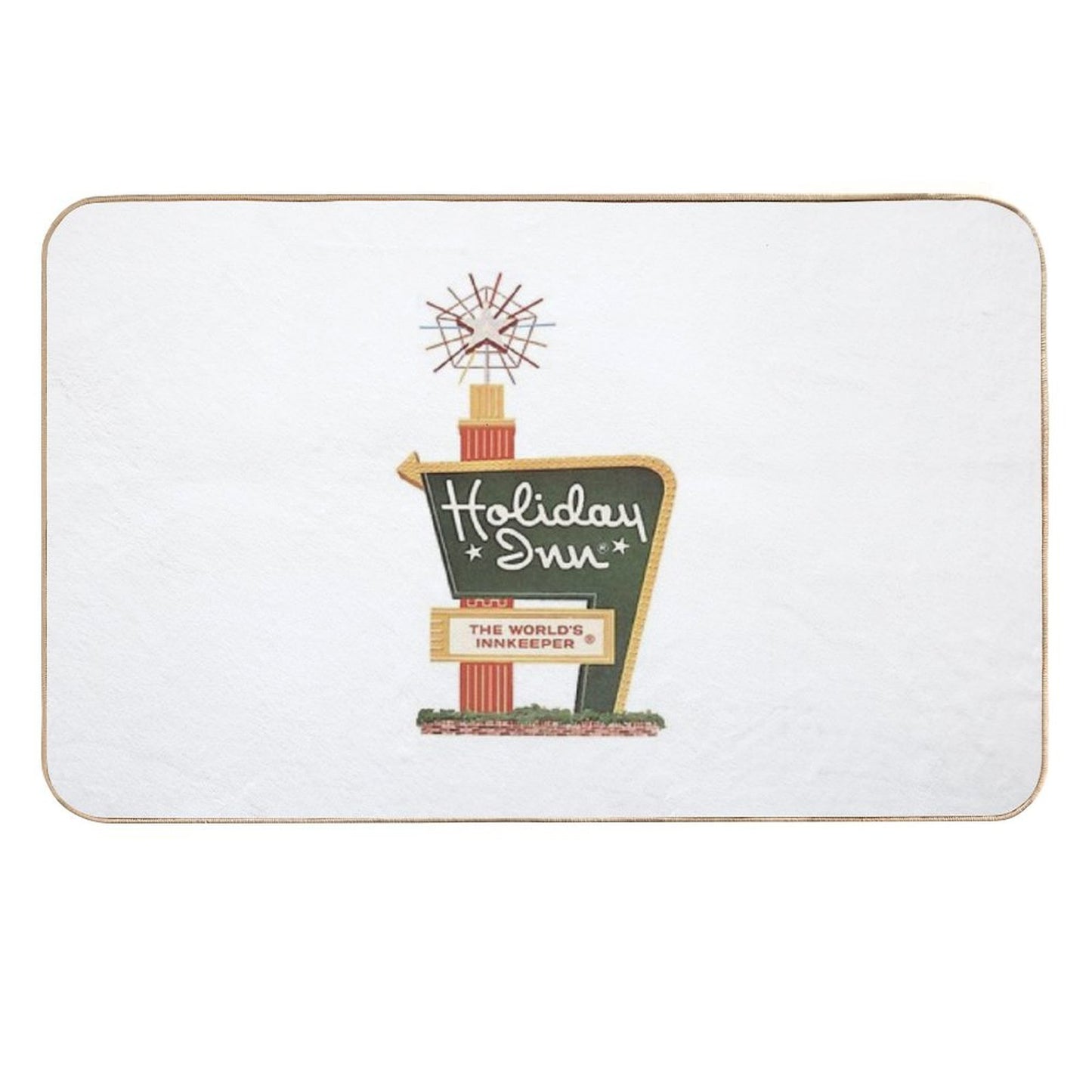Iconic Holiday Inn Sign Toxin-Free Bath Mat